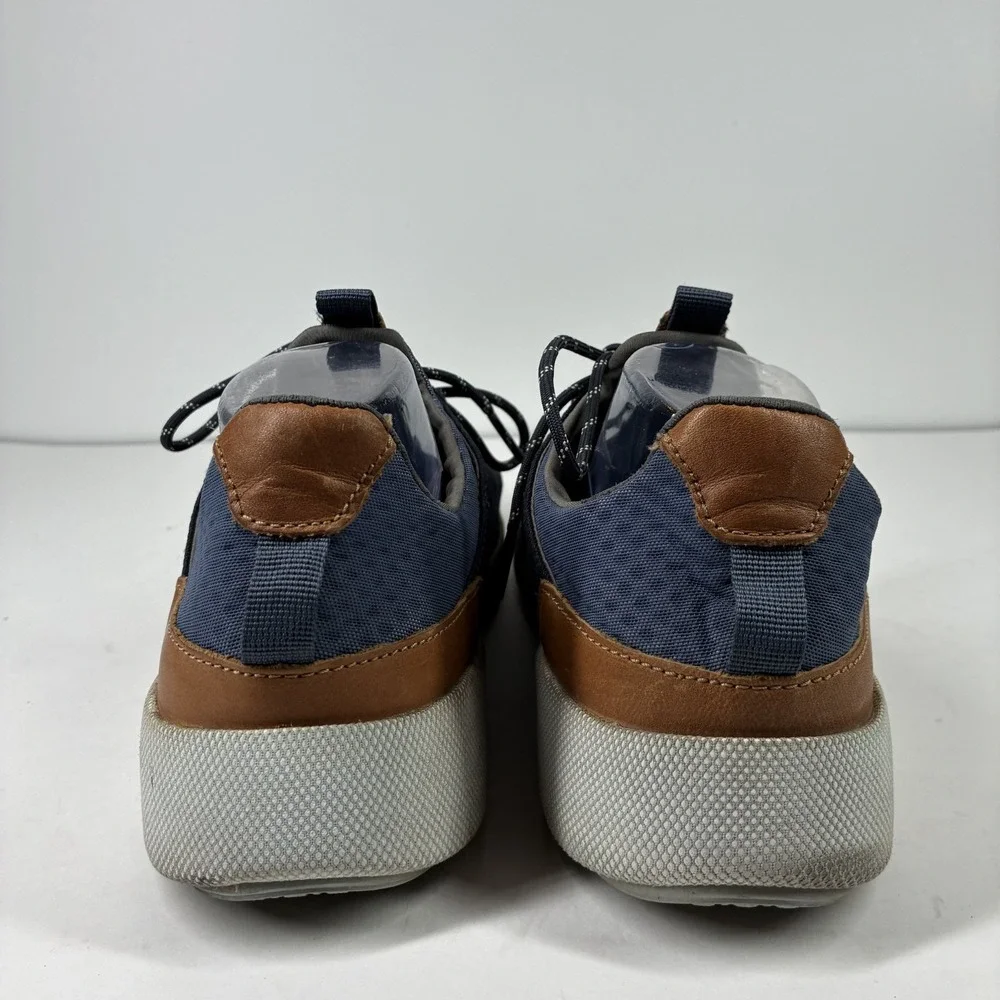OluKai Nanea Li Men's US 10 Navy Blue Canvas Lace-Up Casual Sneakers 10485-TFVI